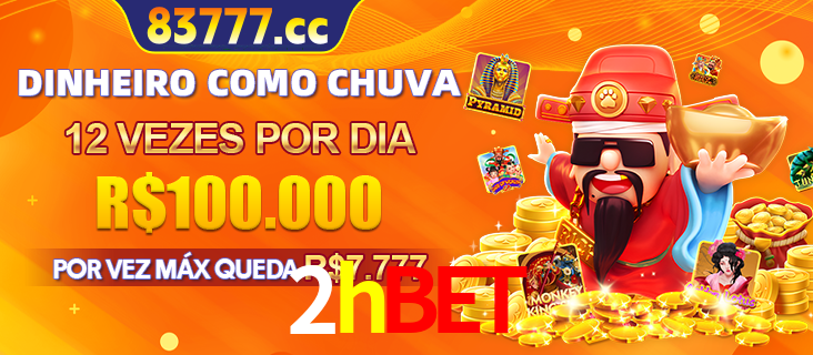 Banner do programa de recompensas Recomende para amigos do 2hbet, detalhando os bônus por convidar amigos, com prêmios que chegam a R$288.888.